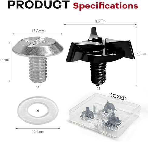 8 PCS Motorcycle Helmet Screws, Anti-Loosening Dirt Bike Helmet Visor Replacement Bolts with Washers, Universal Visor Hardware Kit for Securing Motocross Dirt Bike Helmets in Kuwait
