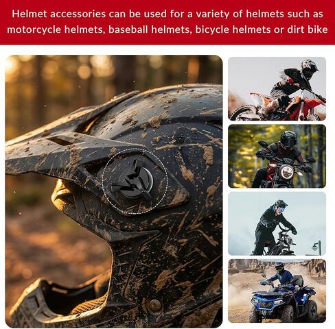 8 PCS Motorcycle Helmet Screws, Anti-Loosening Dirt Bike Helmet Visor Replacement Bolts with Washers, Universal Visor Hardware Kit for Securing Motocross Dirt Bike Helmets in Kuwait