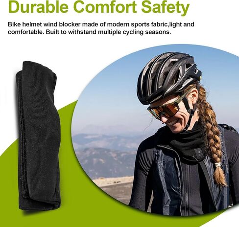 Cycling Wind Noise Reducer Helmet Attachment, Wind Noise Blocker for Noise Reduction in Biking, Universal Helmet Wind Noise Reducer Fit for Cyclists Mountain Bikers, Bike Helmet Accessories 2 Pack in Kuwait