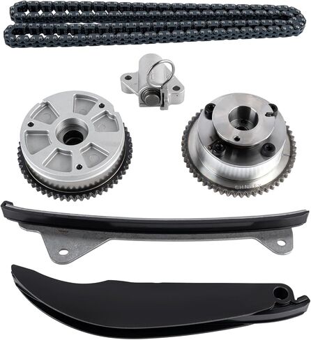 24350-2E700 مجموعة أدوات سلسلة التوقيت مع ترس VVT لسيارة Hyundai Elantra 2.0 2017-2020، Kona 2.0L 2018-2021، Veloster 2.0L 2019-2021، لكيا Forte 2.0 17-2022، Forte 5 2.0 L 2017 2018 استبدل 243212E010 24321-2E010 in Kuwait