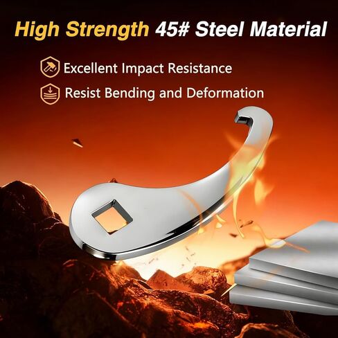 3/8" Drive Preload Spanner Wrench Compatible with Can-Am Ryker, Suspension Shock Adjustment Tool, Motorcycle Repair Tool in Kuwait