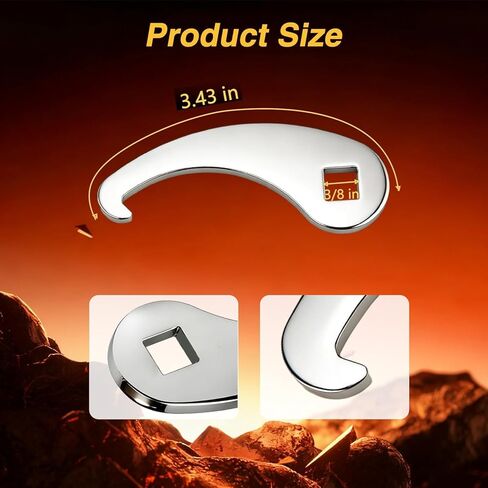 3/8" Drive Preload Spanner Wrench Compatible with Can-Am Ryker, Suspension Shock Adjustment Tool, Motorcycle Repair Tool in Kuwait
