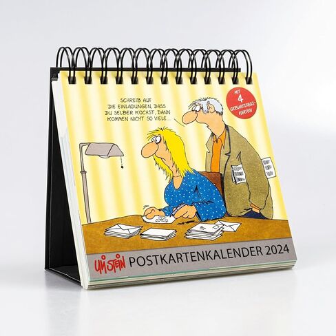 Uli Stein Postcard Calendar 2024 in Kuwait