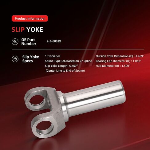 نير منزلق، لـ Muncie 4-speed/M20/M21، لـ 4L60/4L60E، لـ 700R/700R4، لـ Powerglide، لـ Borg Warner T-4/T-5/T-10، لـ Saginaw 3-Speed/4-Speed، لـ TH Turbo 350، سلسلة 1310، 2-3-6081X in Kuwait
