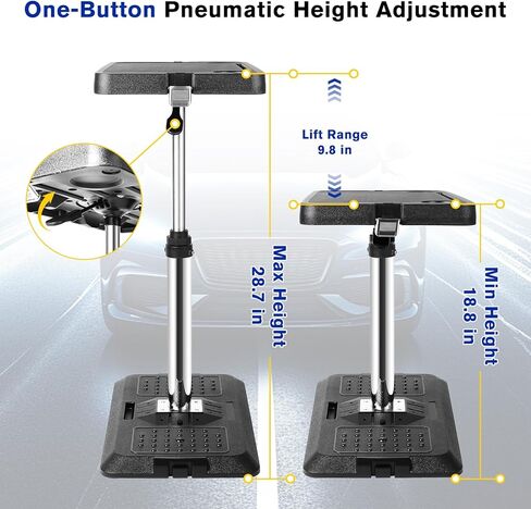 Car Seat Tray Table, Adjustable Car Desk for Laptop & Tablet, Multi-Function Travel Tray for Front Passenger/Rear/Driver Seat, Eating & Work Tray, Essentials Accessories for Long Trips in Kuwait