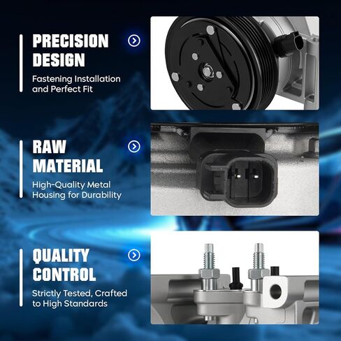 AEagle AC Compressor with Clutch Air Conditioning Fit for Chrysler 300 Durango, for Jeep Grand Cherokee, for Grand Cherokee, for Dodge Challenger, for Charger in Kuwait