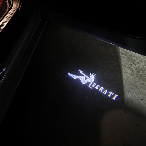2Pcs Car Door Lights Courtesy LED Projector Lamps Accessories Compatible With Levante 2016-2023 Grecale 2022-Present (Picture 1, Levante 2016-2023) in Kuwait