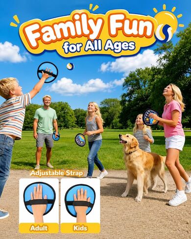 Toss and Catch Baseball Toys,Outdoor Sport Games for Kids and Family with Tball Bats and Toddler Baseball Glove and Sticky Soft Balls. Great for Yard Lawn Beach Pool and Indoor Fun in Kuwait
