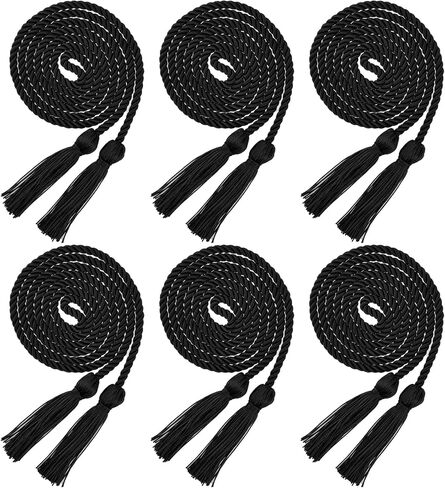 6 Pieces Graduation Honor Cords Tassels Honor Cords with Tassel for Graduation Students in Saudi Arabia
