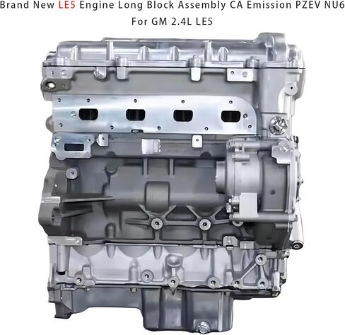 LE5 Engine Assembly Long Block CA-Emission, For OPT NU6, with For PZEV, for AURA 09 2.4L, VIN B (8th digit, opt LE5), For G6 09/10 2.4L (VIN B, 8th digit, opt LE5) in Kuwait