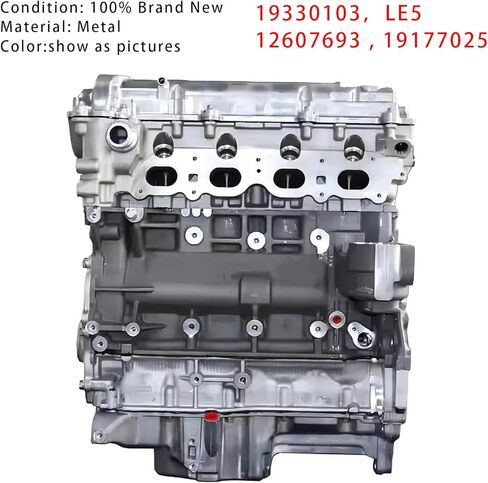 LE5 Engine Assembly Long Block CA-Emission, For OPT NU6, with For PZEV, for AURA 09 2.4L, VIN B (8th digit, opt LE5), For G6 09/10 2.4L (VIN B, 8th digit, opt LE5) in Kuwait