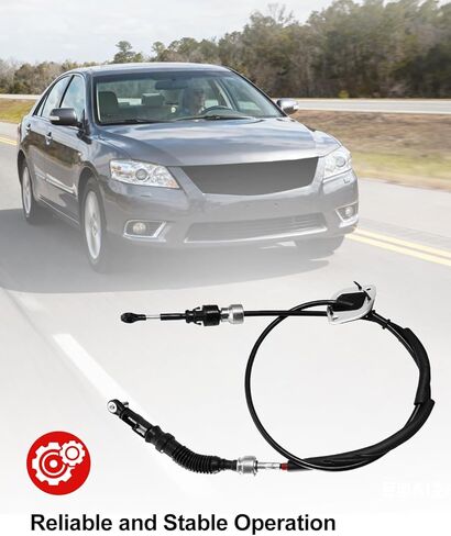 33820-06340 Automatic Transmission Shift Cable Compatible with Toyota Camry 2006-2011 Base LE SE XLE Hybrid Sedan 2.4L 2.5L 3.5L Replace 3382006340 in Kuwait