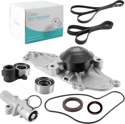 AULINK Timing Belt Kit with Water Pump(3.0 3.2 3.5 3.7L V6) For 2003-2018 Honda Accord Crosstour Pilot Odyssey Ridgeline,For Acura MDX RDX RL TL TSX ZDX,For Saturn Vue TCKWP329 19200RDVJ01 TKH002 in Kuwait