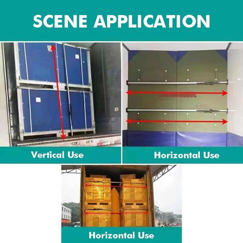 Adjustable Ratchet Cargo Support Bar - Secure Load Management for Trucks, SUVs & Vans - Heavy-Duty, Easy Installation, Ideal for Transporting Gear & Equipment in Kuwait