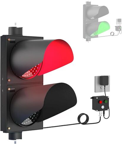 Traffic Light Lamp, Red/Green Traffic Signal with Controller,for Outdoor Garages, Wharf Construction Sites in Kuwait