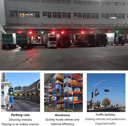 Traffic Light Lamp, Red/Green Traffic Signal with Controller,for Outdoor Garages, Wharf Construction Sites in Kuwait
