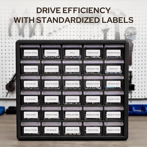 Makeid EP53 Portable Industrial Label Maker, 2" Print Head Bluetooth Label Printer, Mobile APP & PC Editor Compatible, 2600mAh Li-ion Battery, Come with 1" H x 2" W Label for Job Sites in Kuwait