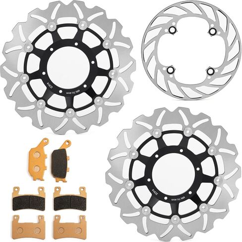 CBR 600 F4i 2001-2006 Front Rear Brake Disc Rotors Pads Kit for Honda CBR600F4i Sport in Kuwait