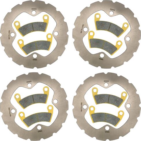 Traild Polaris RZR XP 1000/XP 4 1000/RS1 2012-2023 Ridge Rider Rotor and Brake Pad Kit Full Vehicle Set (Ceramic Pad & Rotor Set) in Kuwait