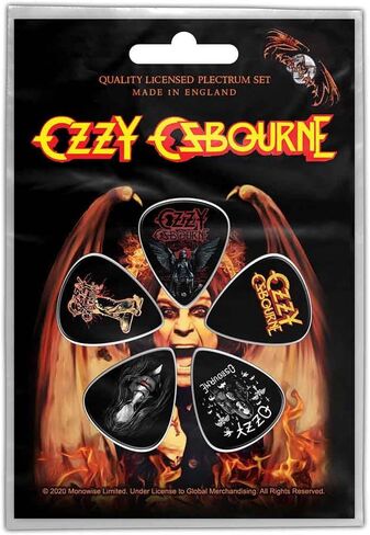 OZZY OSBOURNE Guitar Pick Set # 1 Ordinary Man 5 Pieces Plek Plek Plectrum in Saudi Arabia