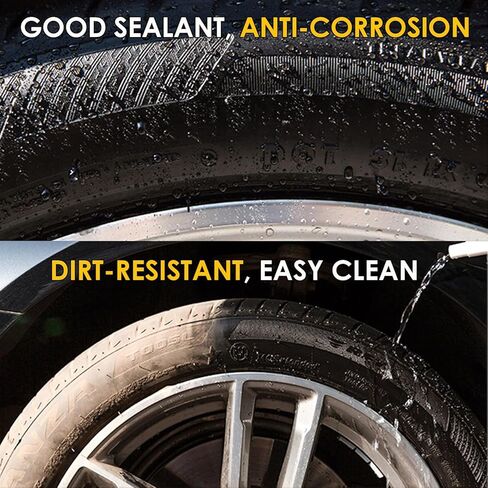 Tire Coating Agent, Extral Glossy Tire & Wheel Shine Spray, Deep Rubber Black Finish & Protectant Long Last Shine & Sealeant Coating for Car, SUV, Trucks-Back to Showroom Look-500ml in Kuwait