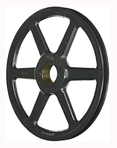 AK124H QT Bushed Sheave OD 12.25 "، 1 الأخدود V-حزام البكرة والعتاد AK124H الحديد الزهر لحزام 3L 4L A - V in Kuwait