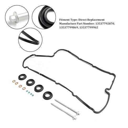 Valve Cover Seal for Fiat for Ducato 2.2 2006 2007 2008 2009 2010 Car Injector Seals Bolts Rocker Cover Gasket 1372490 6C1Q-9K546-BC in Kuwait