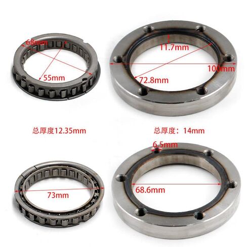 One Way Starter Clutch Bearing Kit Fits Motorcycle RL Avenger 500 425 450 525 Target 550 400 IRS 550 924816 925668 Compatible with Various Models in Kuwait