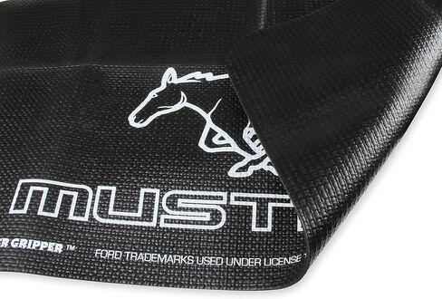 غطاء الحاجز القابض مع شعار Ford Running Pony | مرخصة رسميًا من شركة فورد للسيارات | يونيفرسال فيت | الحجم القياسي 22 بوصة × 34 بوصة | FG2105 in Kuwait