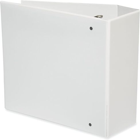 Universal Slant D-Ring Economy View Binder, 4" Capacity, White, UNV20994 in Kuwait