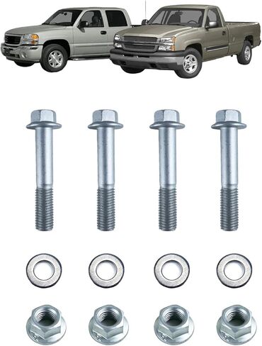 مجموعة مسامير وصواميل الصدمات الخلفية متوافقة مع Chevy Silverado 1500 2003-2020، 2500/2500HD 2003-2015، 3500 2003-2010 وGMC Sierra 1500 2003-2019، 2500HD 2003-2014، 3500 2003-2010 in Kuwait