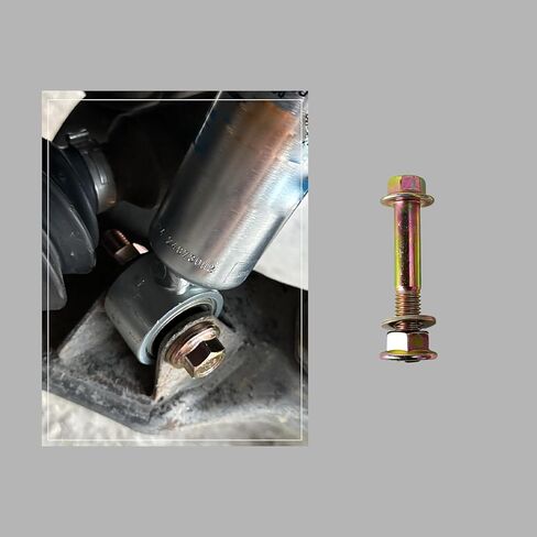 Front Shock Lower Mount Bolt Kit, Compatible with Toyota 4Runner 1996-2021, FJ Cruiser 2007-2014, Lexus GX460 2010-2021, GX470 2003-2009, Class 10.9 Hardened Steel, Yellow Zinc Coated in Kuwait