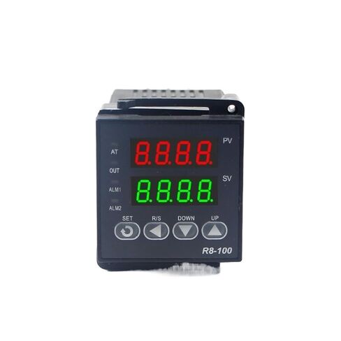 48 * 48mm 600 800 Degree Input K J PT100 0-10V 4-20mA PID Output SSR Relay 110V-220V 24V 380V Thermostat Temperature Controller(1Alarm and 0-10V PID,110-220V 0-10V Input) in Saudi Arabia