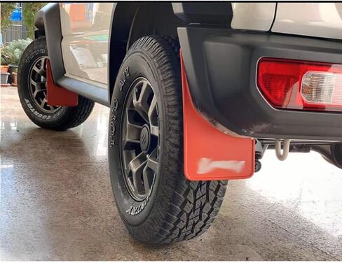 ABS أسود شعار سوزوكي سيارة الجبهة الخلفية الطين اللوحات سبلاش الحرس لسوزوكي جيمي 2-Door 4-Door 2019 2020 2021 2022 2023 2024 2025 (شعار سوزوكي الأسود) in Kuwait