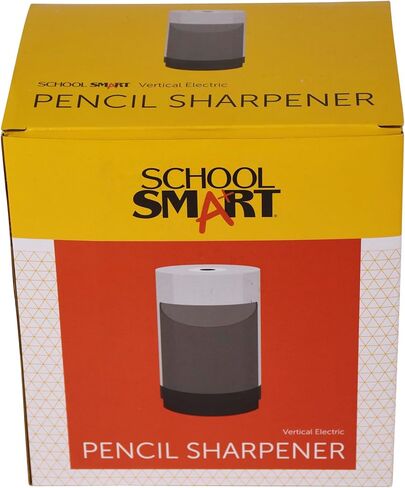 School Smart Vertical Electric Pencil Sharpener, For Classroom, Home, and Office Use, Black and Grey in Saudi Arabia
