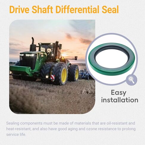الختم التفاضلي لعمود المحرك البديل RE33887، CR533771 يناسب John Deere 670D، 672G، 624H، 870G، RE151971، 872G، 772G in Kuwait