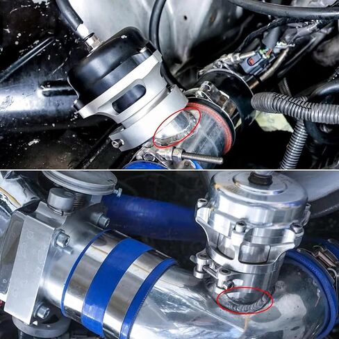 2 "50 مللي متر لحام على شفة الفولاذ المقاوم للصدأ محول ل TiAl BOV 50 مللي متر تفجير صمامات توربو الملحقات in Kuwait