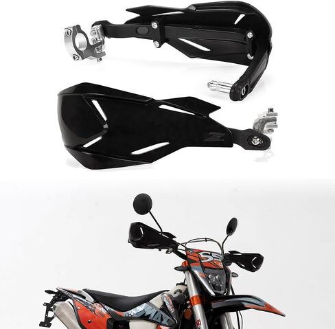 XIGNWU Universal Dirt Bike Handguards,with 7/8 22mm and 1 1/8 28mm Mounting Kits, Windproof Hand Guards Handlebars Protection for Light Bee Sur Ron X Sur Ron S Most Motocross ATV Pit Bike Quad in Kuwait