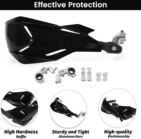 XIGNWU Universal Dirt Bike Handguards,with 7/8 22mm and 1 1/8 28mm Mounting Kits, Windproof Hand Guards Handlebars Protection for Light Bee Sur Ron X Sur Ron S Most Motocross ATV Pit Bike Quad in Saudi Arabia