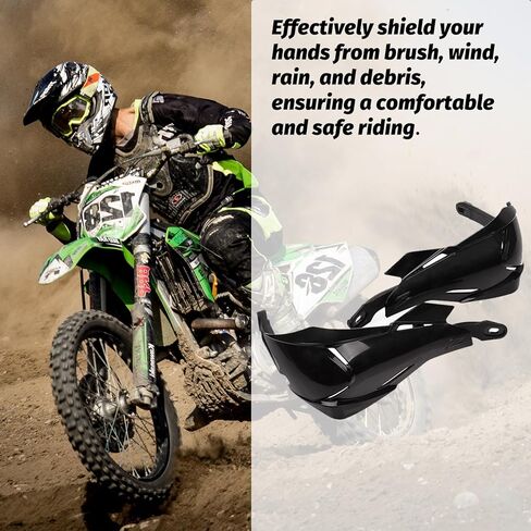 XIGNWU Universal Dirt Bike Handguards,with 7/8 22mm and 1 1/8 28mm Mounting Kits, Windproof Hand Guards Handlebars Protection for Light Bee Sur Ron X Sur Ron S Most Motocross ATV Pit Bike Quad in Saudi Arabia