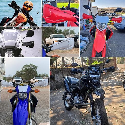XIGNWU Universal Dirt Bike Handguards,with 7/8 22mm and 1 1/8 28mm Mounting Kits, Windproof Hand Guards Handlebars Protection for Light Bee Sur Ron X Sur Ron S Most Motocross ATV Pit Bike Quad in Saudi Arabia