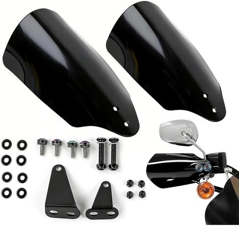 Handguards for Road Glide FLTRX 2024-2026, Direct Fit Black Handlebar Deflector Protection for Harley Touring CVO Road Glide ST FLTRXSE 2023-later in Kuwait