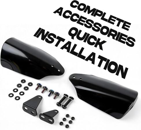 Handguards for Road Glide FLTRX 2024-2026, Direct Fit Black Handlebar Deflector Protection for Harley Touring CVO Road Glide ST FLTRXSE 2023-later in Kuwait