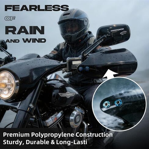 Handguards for Road Glide FLTRX 2024-2026, Direct Fit Black Handlebar Deflector Protection for Harley Touring CVO Road Glide ST FLTRXSE 2023-later in Kuwait