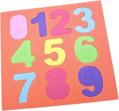 Shape Puzzle Play Mat Made of EVA Foam for Playrooms and Kindergartens, Number in Kuwait