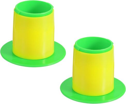 PATIKIL 3 Inch Shrink Wrap Handle, 2Pcs Stretch Wrap Dispenser Stretch Film Dispenser Plastic Hand for 50mm Core Furniture Wrapping Moving Packing, Green in Kuwait