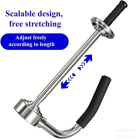 Stretch Film Dispenser with Cutter & Gloves, Heavy Duty Stainless Steel Stretch Wrap Dispenser for 12-20 Inch Rolls, Manual Pallet Wrapping Tool for Shipping, Moving, and Industrial Packing in Kuwait