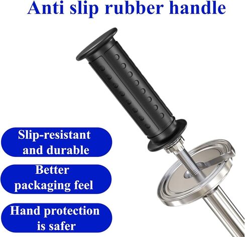 Stretch Film Dispenser with Cutter & Gloves, Heavy Duty Stainless Steel Stretch Wrap Dispenser for 12-20 Inch Rolls, Manual Pallet Wrapping Tool for Shipping, Moving, and Industrial Packing in Kuwait