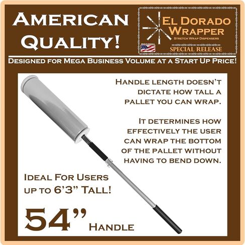 El Dorado Wrapper Stretch Wrap Dispensers (54" Handle) in Kuwait