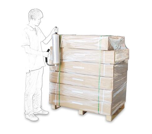 SWD Stretch Wrap Dispenser, 12-Inch-20-Inch Roll Height, 18-Inch Length, 9.2-Inch Width in Kuwait